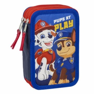 Penālis ar vietu trim zīmuļiem The Paw Patrol Zils 12,5 x 6,5 x 19,5 cm