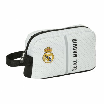 Термический Держатель для Завтрака Real Madrid C.F. Белый Серый 21,5 x 12 x 6,5 cm