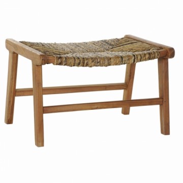 Bench DKD Home Decor   65 x 47 x 40 cm Natural Teak Plastic Light brown