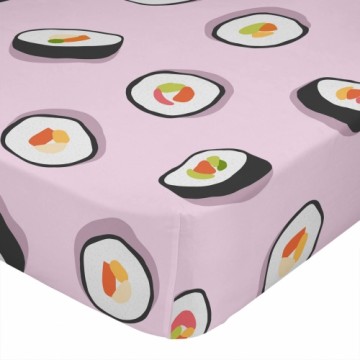 Fitted sheet HappyFriday AWARE Multicolour 180 x 200 x 32 cm Sushi