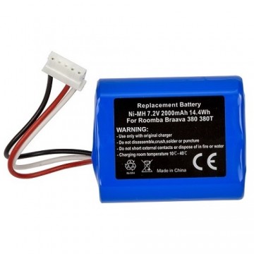 Extradigital Battery for IROBOT Braava 380, 7.2V, 2.0Ah, Ni-MH