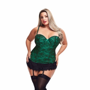 Korsete Baci Lingerie Zaļš (3XL/4XL)