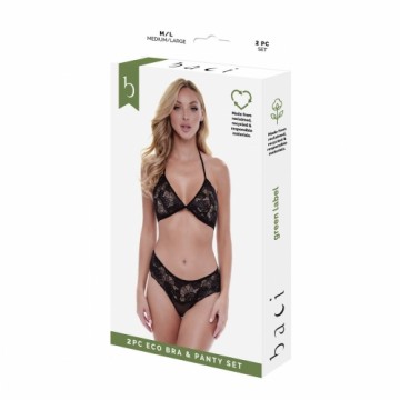 Apakšveļas Komplekts Baci Lingerie Bra & Panty Melns (M/L)