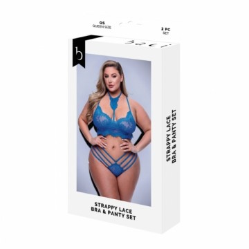 Apakšveļas Komplekts Baci Lingerie Bra & Panty Zils (Queen)