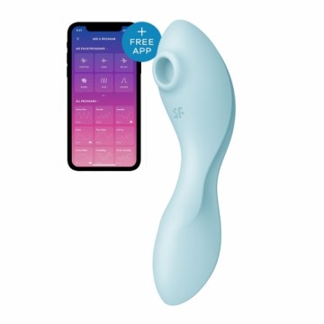 Klitora sūcējs Satisfyer Cruvy Trinity 5+ Zils