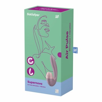 Divkārši Stimulējošs Vibrators  Supernova Insertable Satisfyer Supernova Karsti Rozā