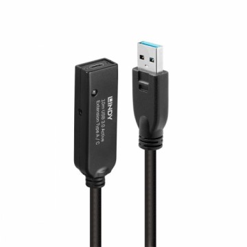 USB-кабель LINDY 43376 Чёрный 10 m (1 штук)