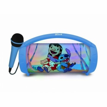 Bluetooth Skaļrunis ar Karaoke Mikrofonu Lexibook Stitch Disney Zils