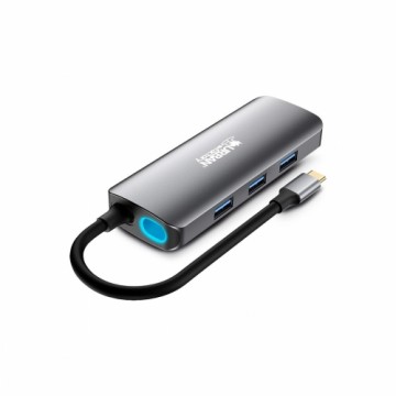 USB-C Centrmezgls Urban Factory MHC50UF Pelēks