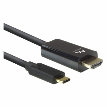 USB-C uz HDMI Adapteris Ewent EW9824 Melns 2 m