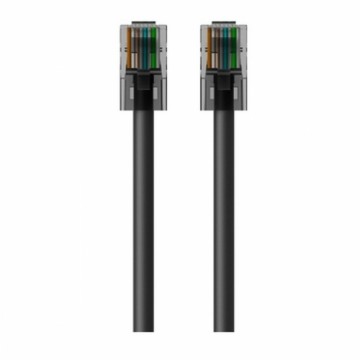 Жесткий сетевой кабель UTP кат. 6 Belkin RJ45-RJ45, Cat6, 2m Чёрный 2 m