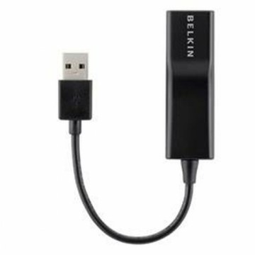 USB uz Tīkla Adapteris Belkin F4U047BT Melns