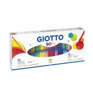 Komplekts Giotto 257500 Daudzkrāsains Krāsainie zīmuļi Marķieris