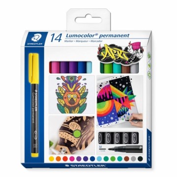 Постоянный маркер Staedtler 317 C14 Разноцветный