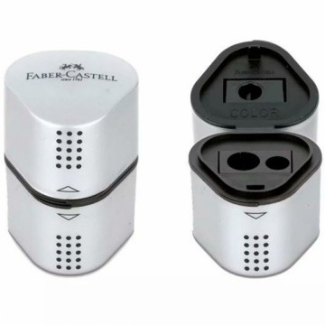 Pencil Sharpener Faber-Castell Grip 2001 Silver Plastic