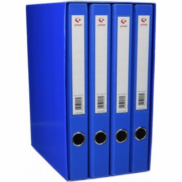 Modular Filing Cabinet Grafoplas 7282430 Blue Ring binder x 4