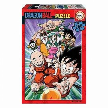 Puzle un domino komplekts Dragon Ball Educa 18215 (1 gb.) (200 pcs)