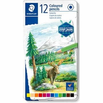 Colouring pencils Staedtler Design Journey Green Multicolour