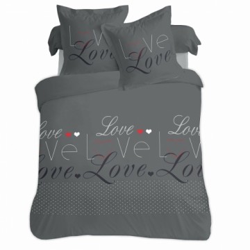 Nordic cover Vision Love 200 x 200 cm Grey