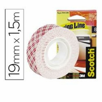 Double Sided Tape Scotch 70006902749 (341915-B12) Black Red Grey