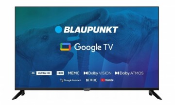TV 65" Blaupunkt 65UGC6000 4K Ultra HD, GoogleTV, Dolby Atmos, WiFi 2.4-5GHz BT, WiFi black
