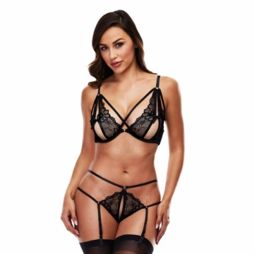 Lace Underwear Set Strappy Baci Lingerie S/M