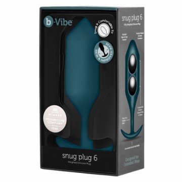 Anālais spraudnis B-Vibe 6 Azul Océano