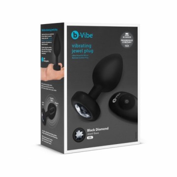 Вибратор B-Vibe Vibrating Jewel Чёрный XXL