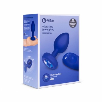 Вибратор B-Vibe Vibrating Jewel Тёмно Синий L/XL