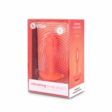 Анальный пробка B-Vibe Vibrating Snug Оранжевый