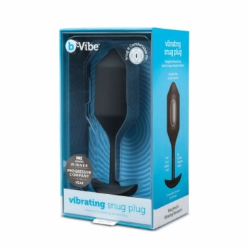 Anālais Spraudnis Snug XL B-Vibe Vibrating Melns