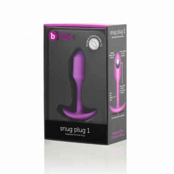 Пробка Snug Plug 1, фуксия B-Vibe 96717