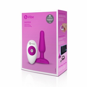 Novice Remote Control Plug fuksija B-Vibe 5886010000 Rozā