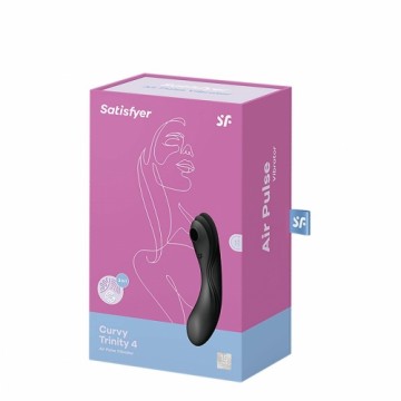 Divkārši Stimulējošs Vibrators Satisfyer CURVY TRINITY 4 Melns