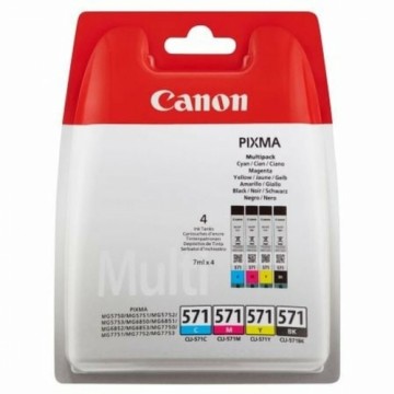 Картридж с оригинальными чернилами Canon CLI-571 Multipack Серый Разноцветный