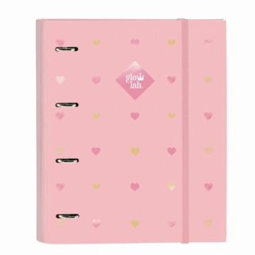 Ring binder Glow Lab Hearts Replacement (100 Sheets) A4