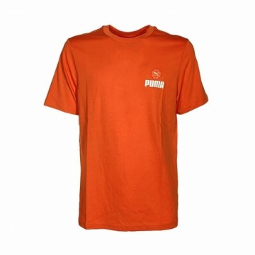 Men’s Short Sleeve T-Shirt Puma Chilli Powder Orange