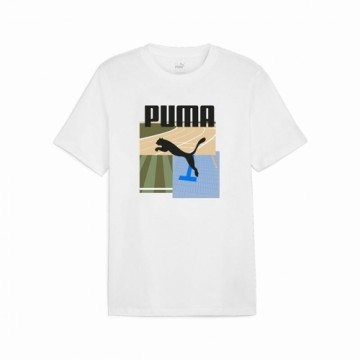 Футболка с коротким рукавом мужская Puma GRAPHICS Summer Белый