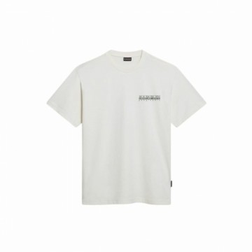 Men’s Short Sleeve T-Shirt Napapjiri S-Gouin  White