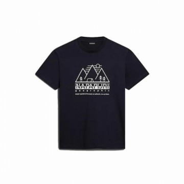 Men’s Short Sleeve T-Shirt Napapjiri S-Faber Black