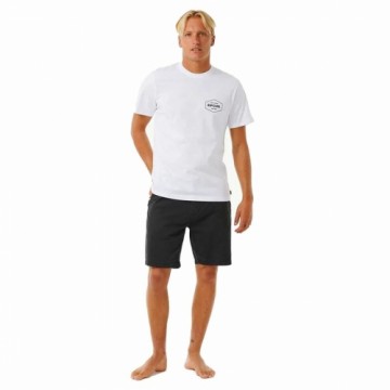 Men’s Short Sleeve T-Shirt Rip Curl Stapler  White