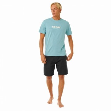 Men’s Short Sleeve T-Shirt Rip Curl Big Mumma Icon  Sky blue