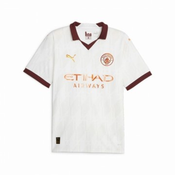 Vīriešu Īsroku Futbola Krekls Puma  Manchester City Away Balts