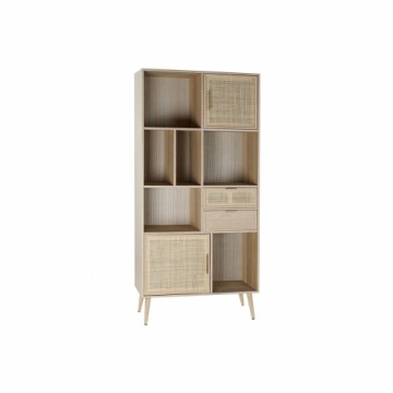 Полка Home ESPRIT Натуральный Древесина павловнии Деревянный MDF 90 x 37 x 189 cm