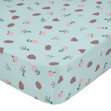 Fitted sheet HappyFriday Catarinas Multicolour 105 x 200 x 32 cm