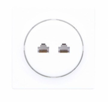 Fibaro Walli N socket-outlet 2 x RJ-45 White