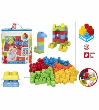 Color Baby Konstruktora kļuči no ABS plastmasas 80 elem. 12 m+ CB49278