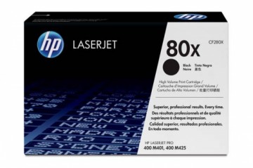 Original Toner Black HP LaserJet Pro 400 M401, M425 (80X CF280X)