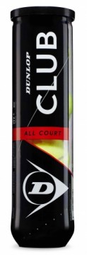 Tennis balls Dunlop CLUB ALL COURt LowerMid 4-tube ITF