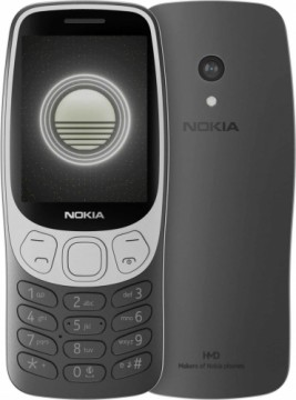 Nokia   | 3210 4G (2024) | Black | 2.4 " | 128 MB | 64 MB | Dual SIM | Bluetooth | 5.0 | USB version USB Type-C | Main camera 2 MP | 1450 mAh